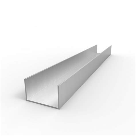 4 inch wide aluminum channel.